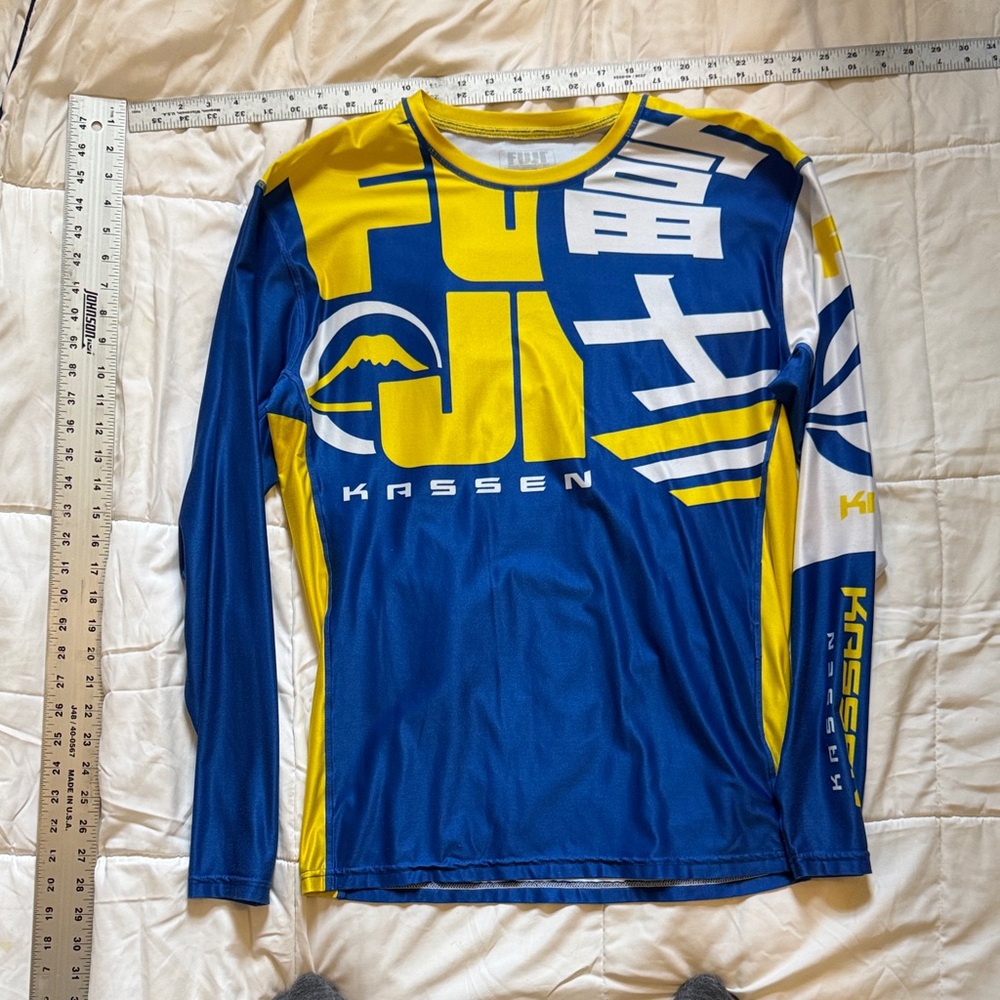 Blue and Yellow Long Sleeve Tee